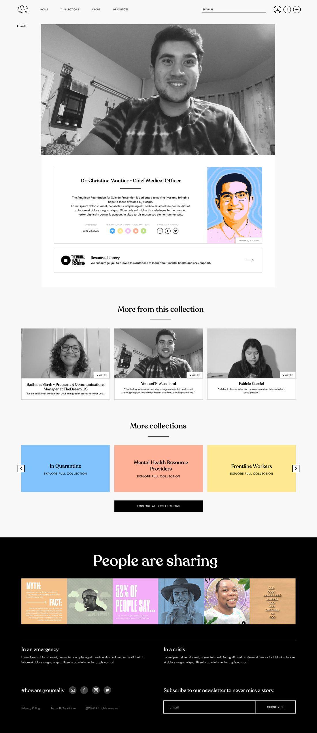 Mental Health Coalition story page